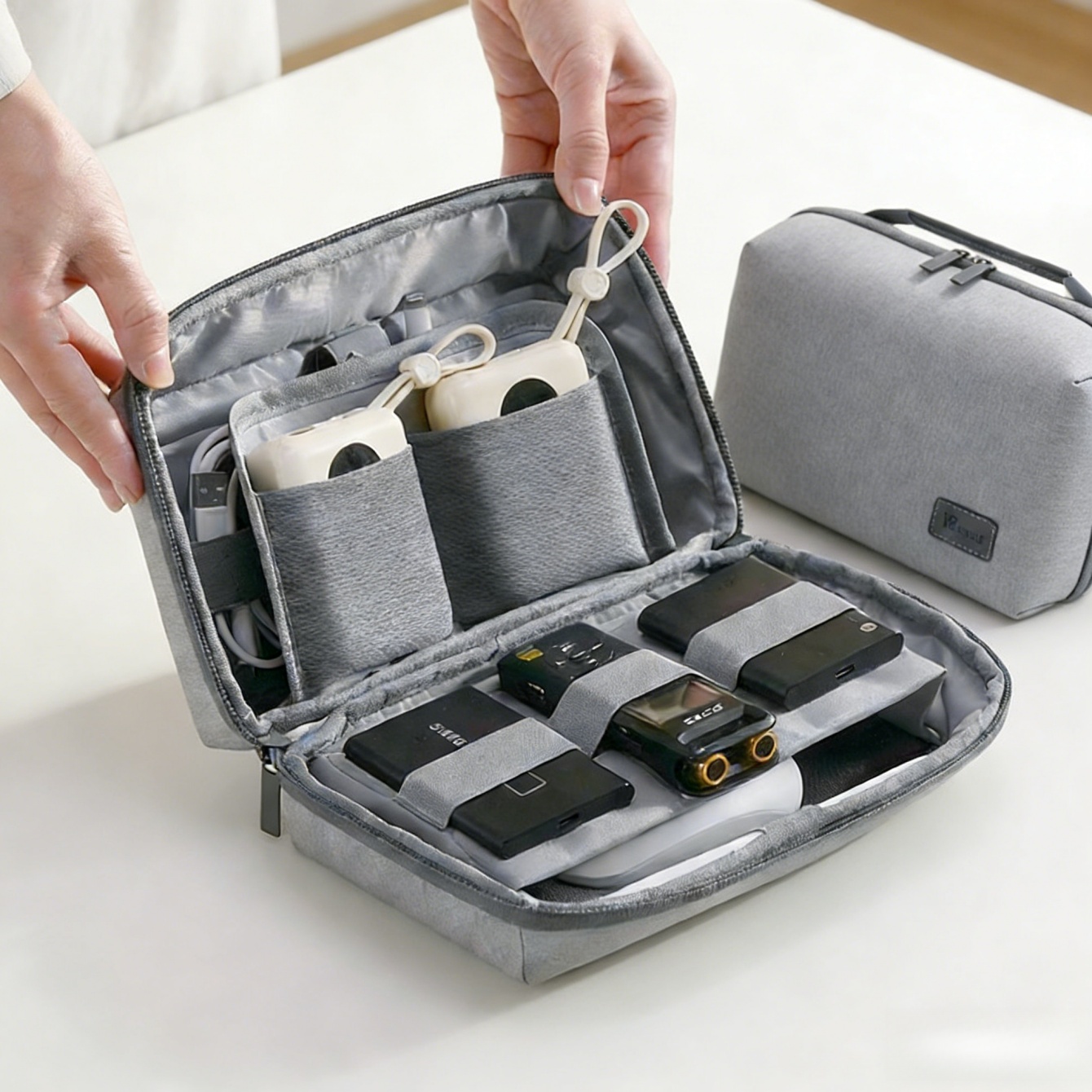 Tech Accessories Travel Case - Custodia da viaggio per organizer per