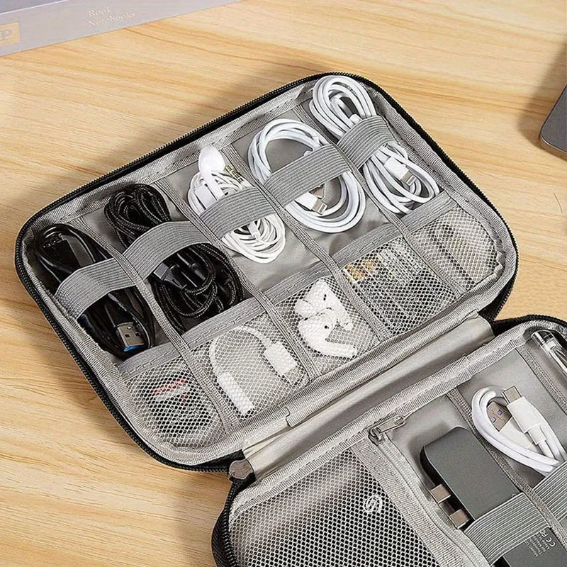 Tech Accessories Travel Case - 1 Confezione di Borsa Portatile per