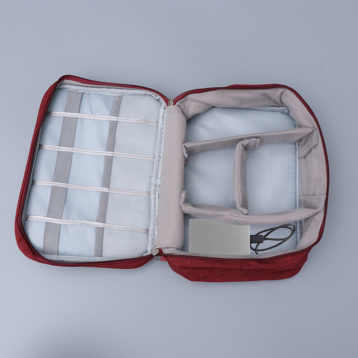 Tech Accessories Travel Case - Borsa da Viaggio per Accessori Elettronici,