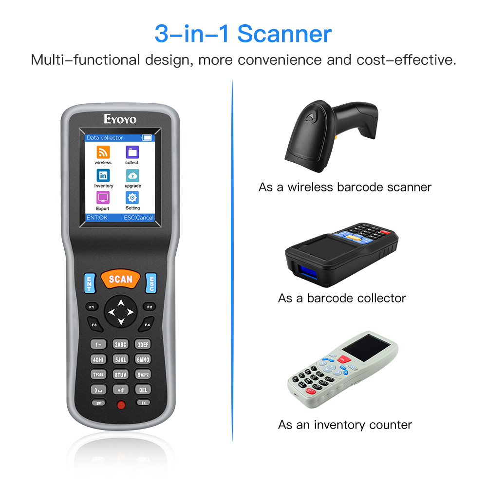 Eyoyo 1D Scanner di codici a b - Document Scanner Portable recensione e prezzo